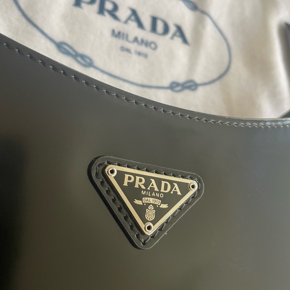 SOLD_Prada Cleo brushed leather shoulder bag - Picture 6 of 8